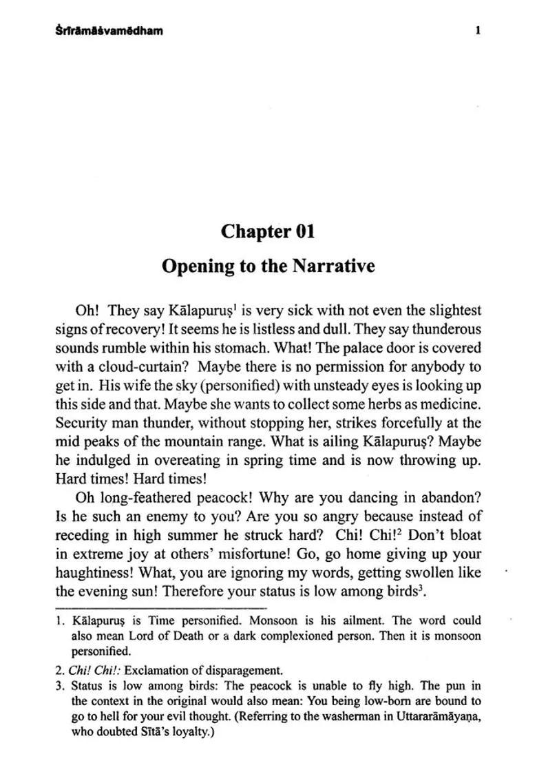 Sri Ramasvamedham A Prose Epic In Old Kannada By Muddana - Nandalike Laksminarayanayya - Indya