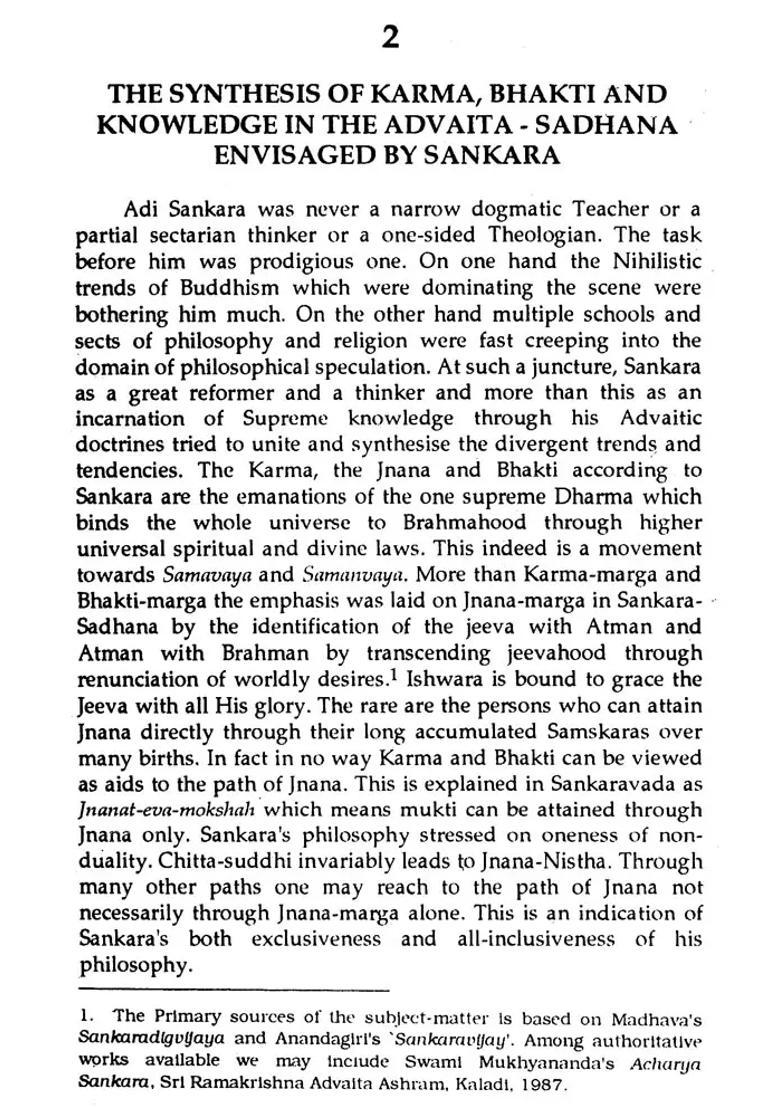 Adi Sankara And Sri Aurobindo - Indya