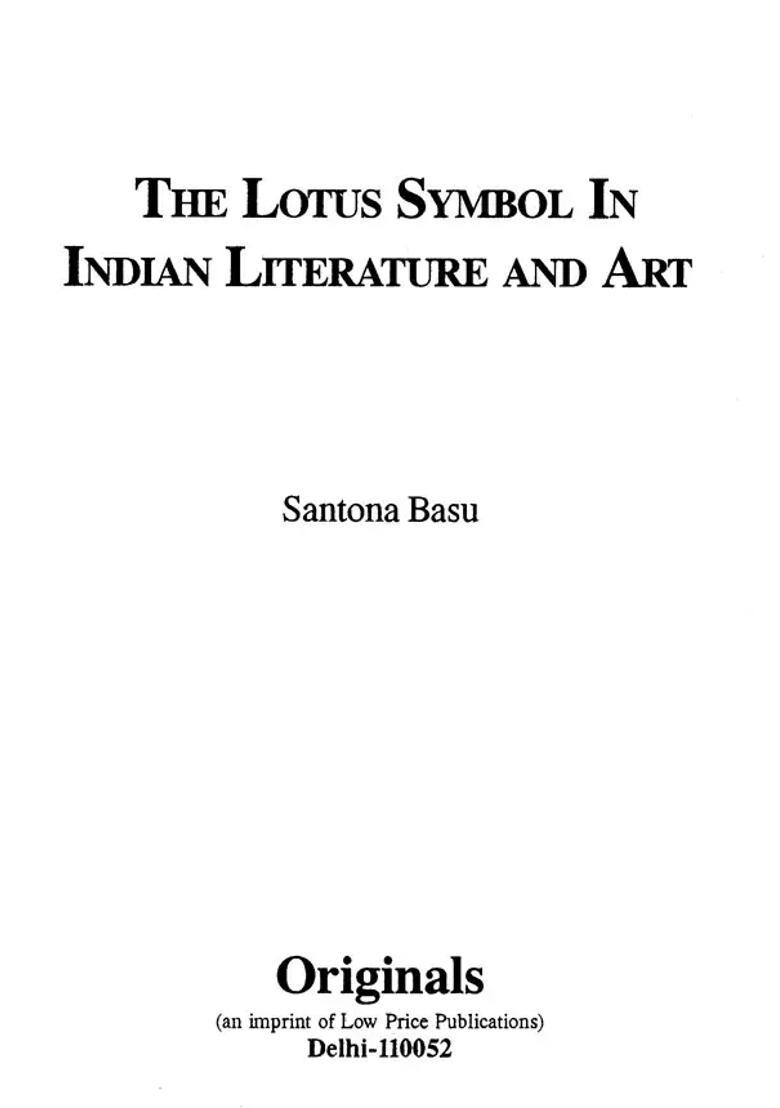 The Lotus Symbol In Indian Literature And Art - Indya