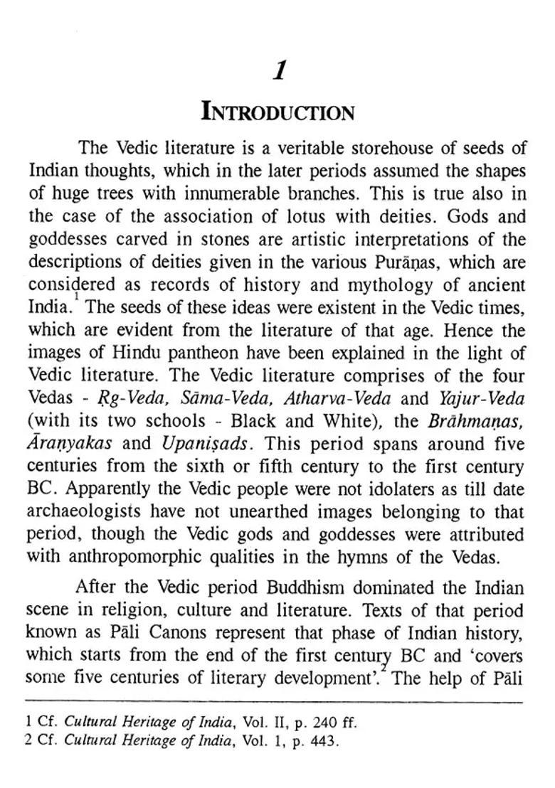 The Lotus Symbol In Indian Literature And Art - Indya