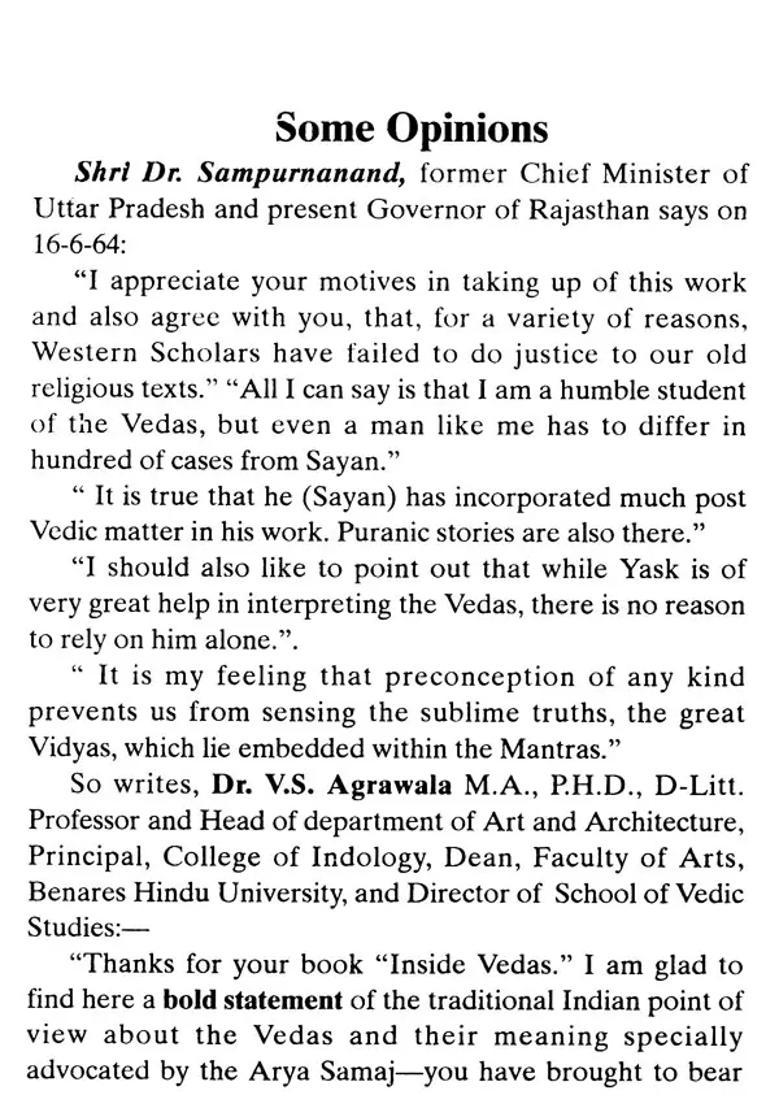 Inside Vedas Yajur Veda Sama Veda Rg Veda And Atharva Veda - Indya