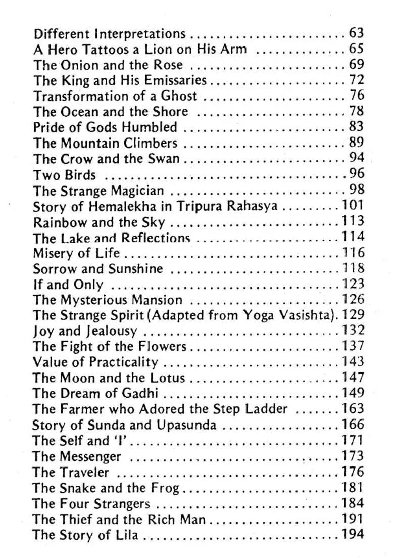 Yoga Mystic Stories And Parables - Indya