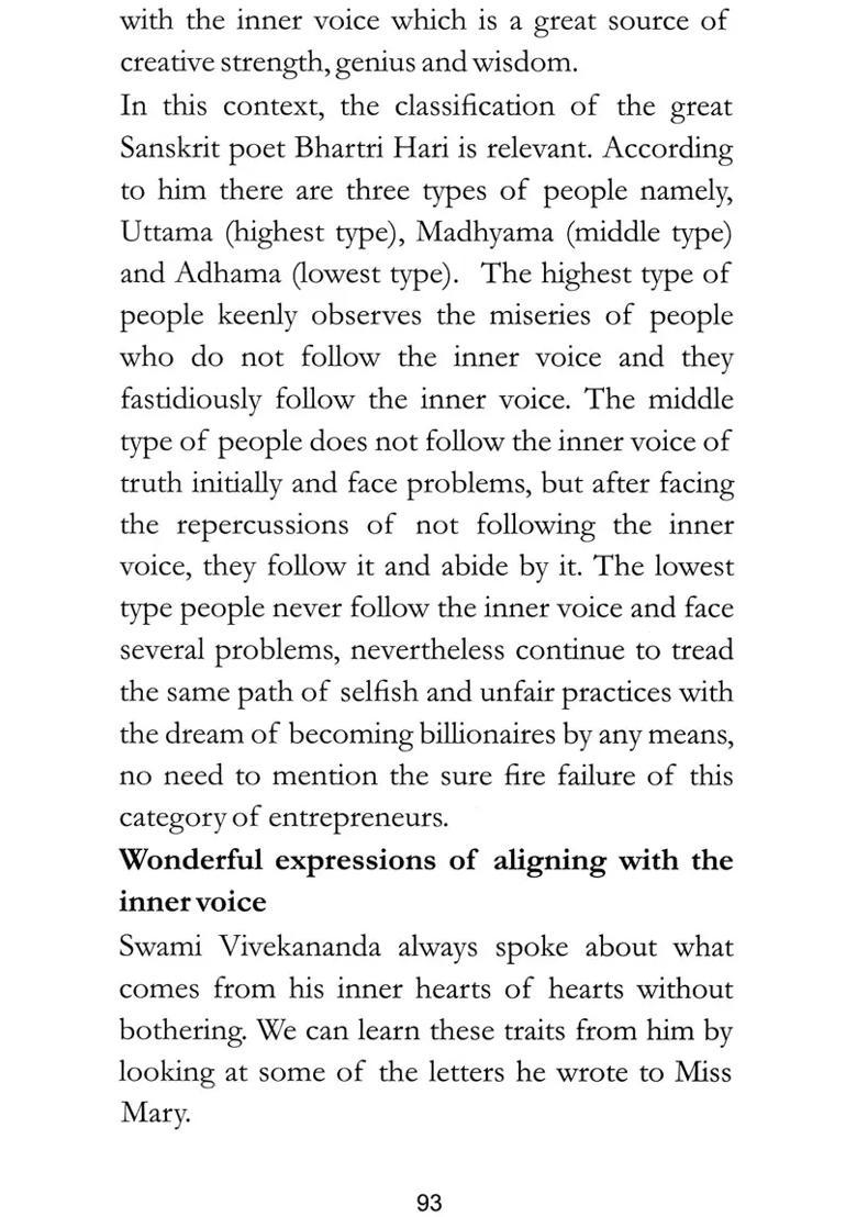 Entrepreneurship Formulas Based On Swami Vivekananda