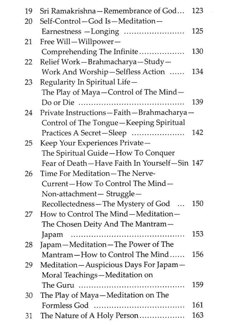 A Guide To Spiritual Life Spiritual Teachings Of Swami Brahmananda - Indya