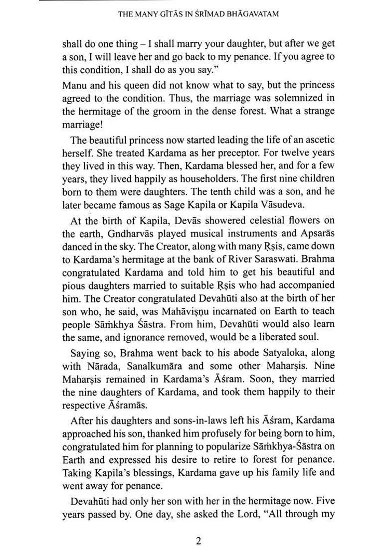 The Many Gitas In Srimad Bhagavatam - Indya