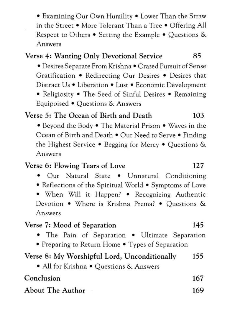 Reflections On Sacred Teachings Sri Siksastaka Volume-I - Indya
