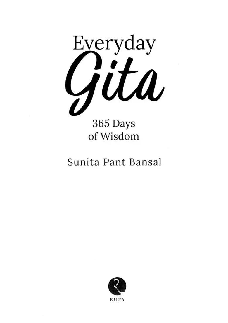 Everyday Gita 365 Days Of Wisdom - Indya