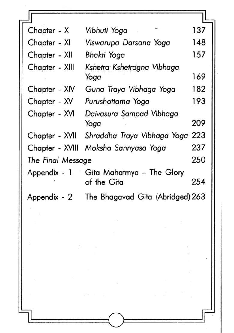 Bhagavad Gita In A Nutshell - Indya