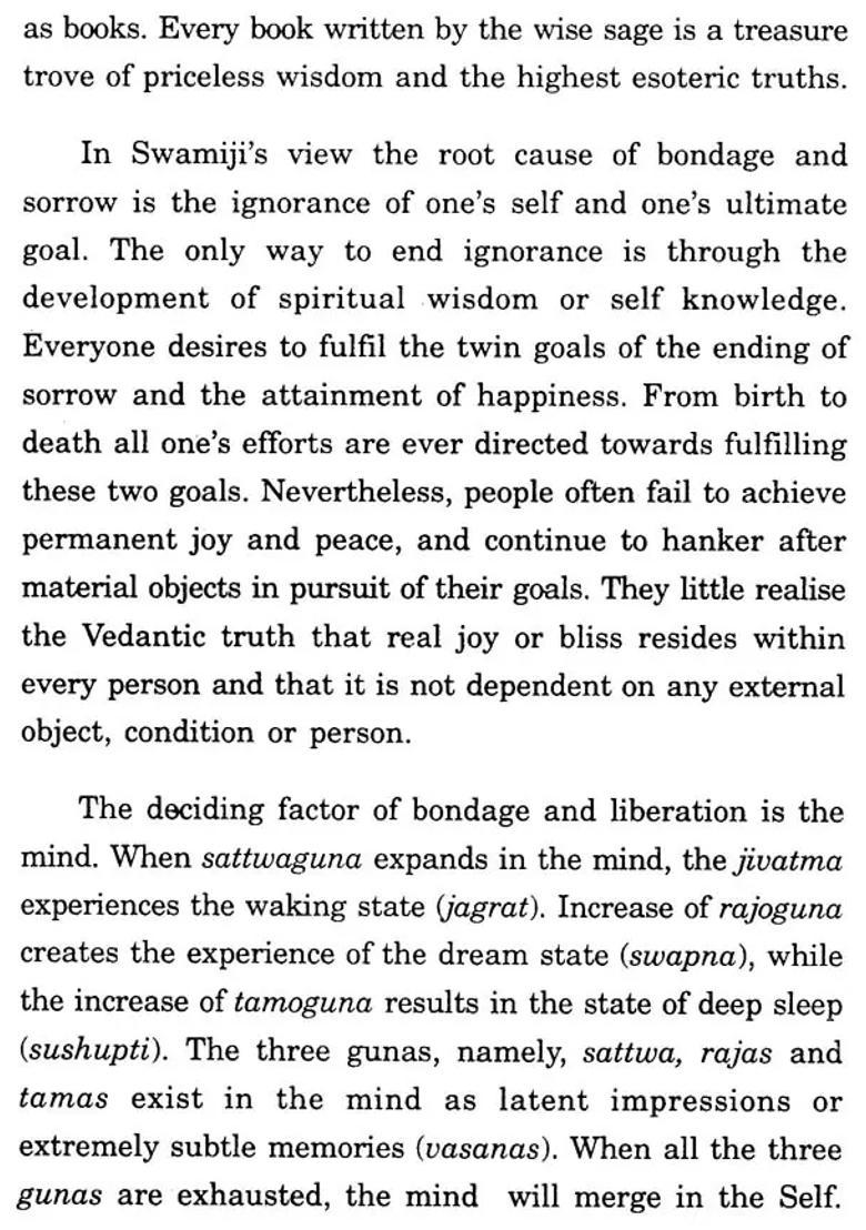 Select Discourses On The Wisdom Of Vedanta A Spiritual Guide For Devotees - Indya