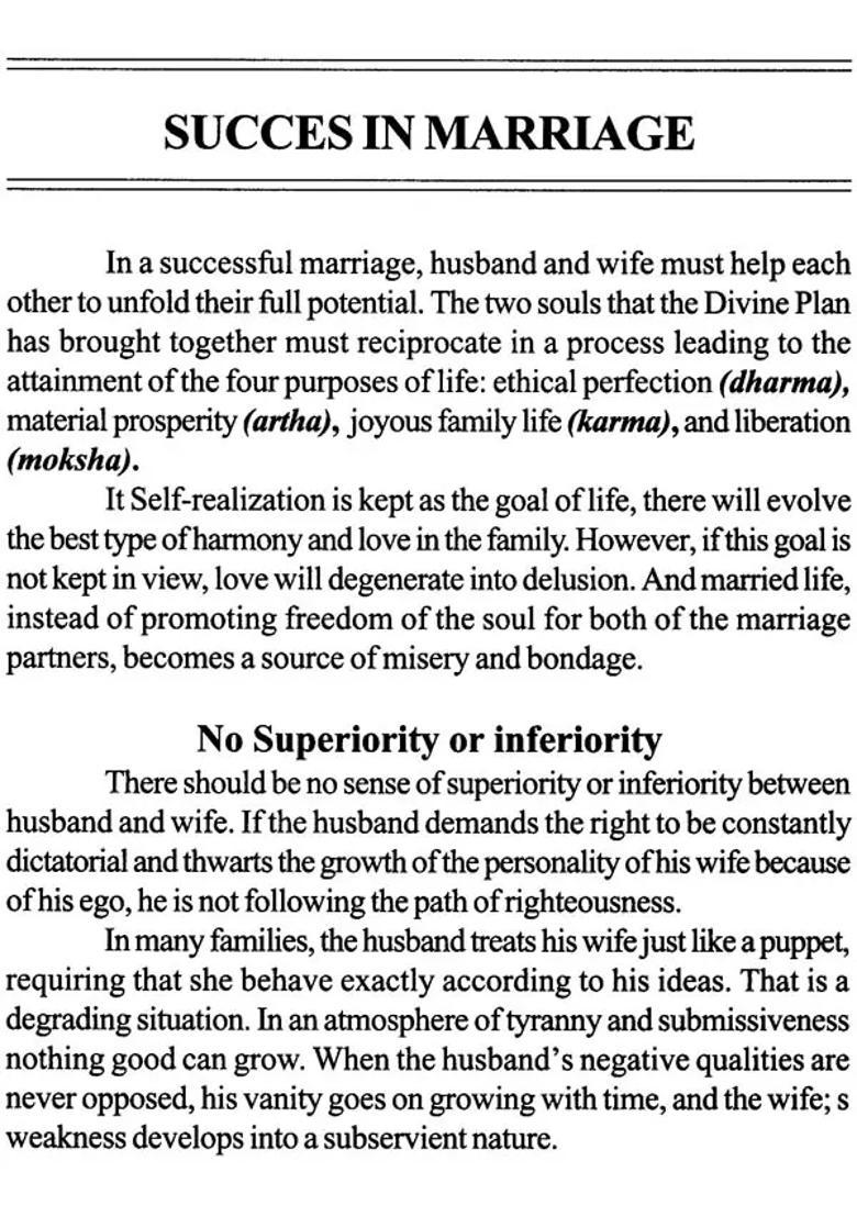 Advice To Householders - Indya