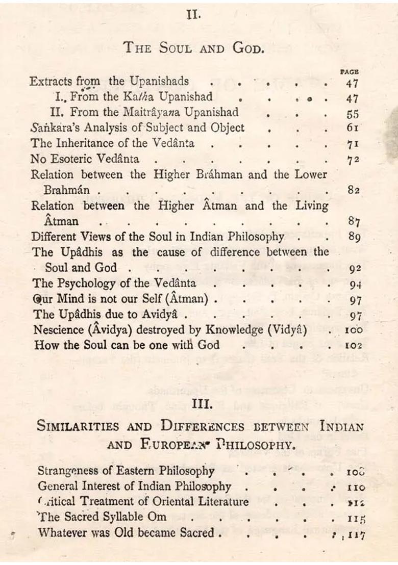 The Vedanta Philosophy An Old And Rare Book - Indya