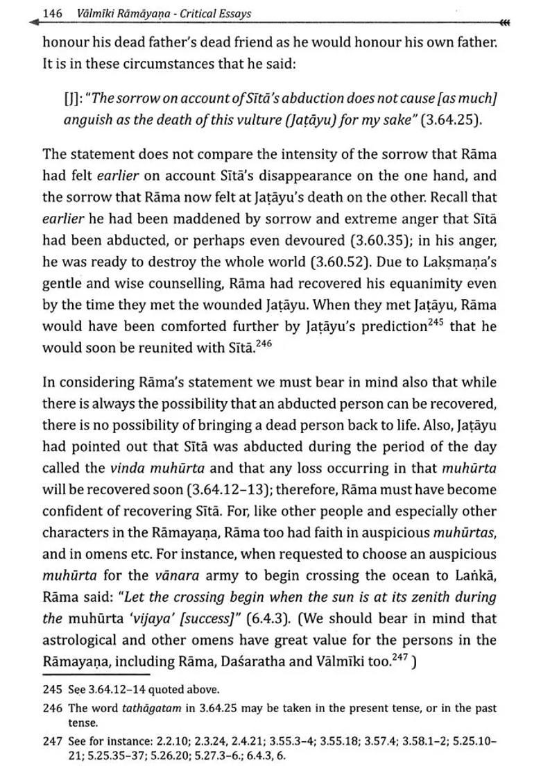 Valmiki Ramayana - Critical Essays - Indya