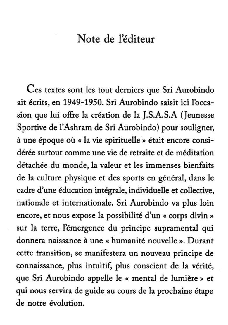 La Manifestation Supramentale Sur La Terre- The Supramental Manifestation On Earth French - Indya