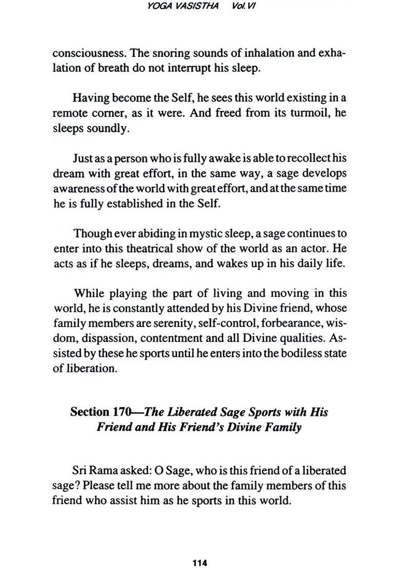 Yoga Vasistha Vol. Vi Nirvana Prakarana Uttarardha - Indya