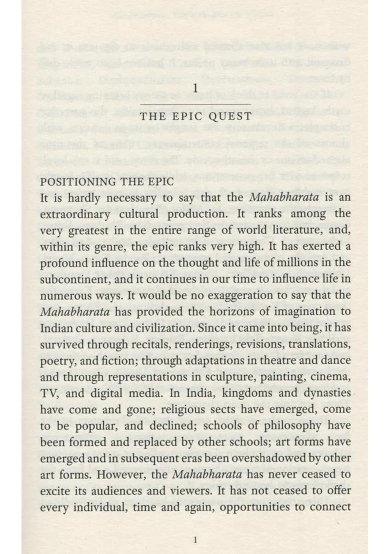 Mahabharata The Epic And The Nation - Indya