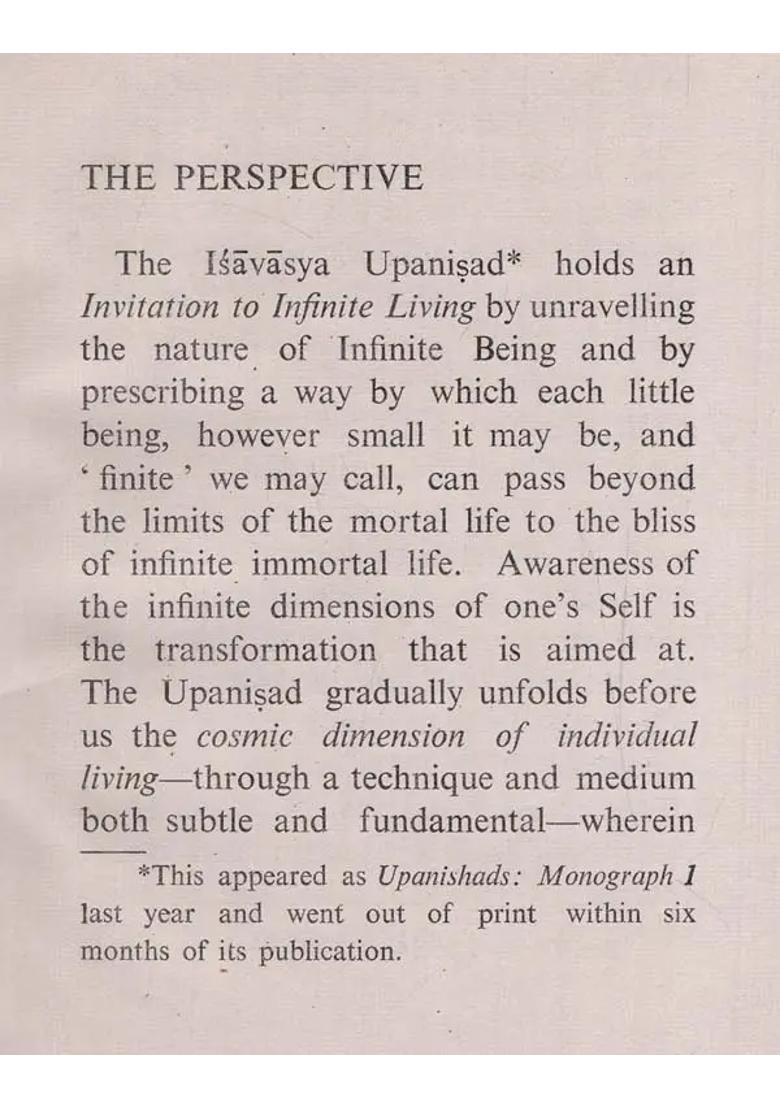 Isa And The Gita An Old & Rare Book - Indya