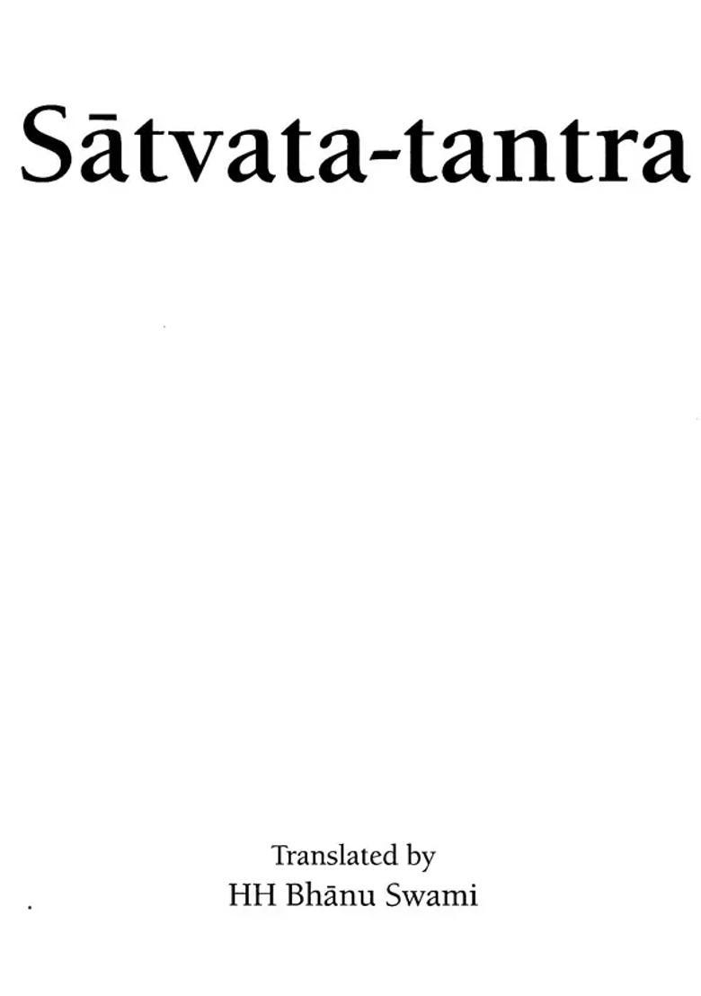 Satvata Tantra - Indya