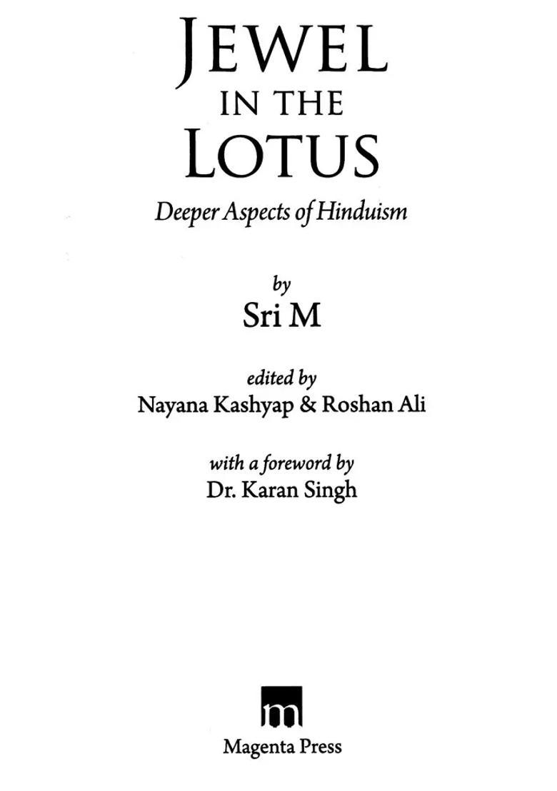 Jewel In The Lotus Deeper Aspects Of Hinduism - Indya