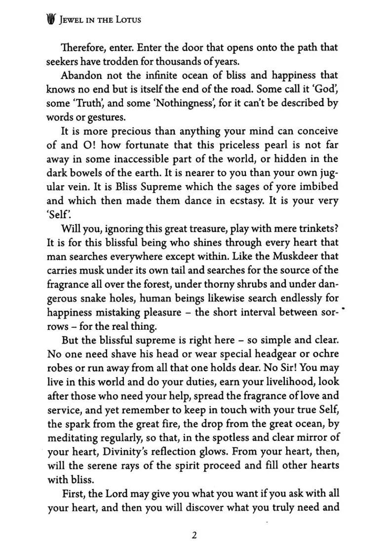 Jewel In The Lotus Deeper Aspects Of Hinduism - Indya