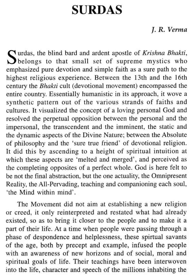 Cultural Leaders Of India Devotional Poets And Mystics Part Ii - Indya