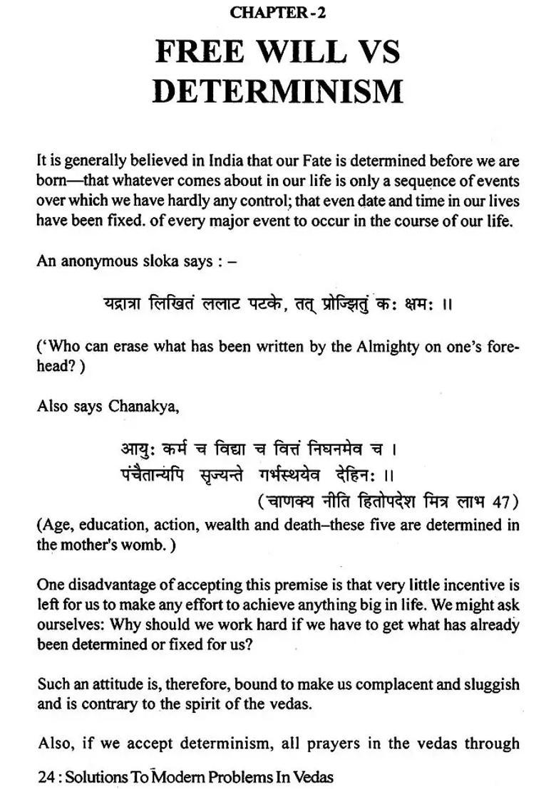 Solutions To Modern Problems In Vedas - Indya