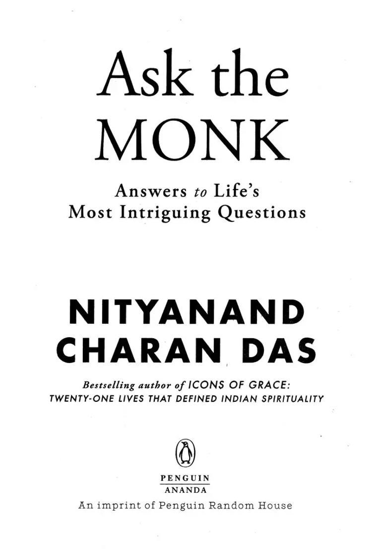 Ask The Monk- Answers To Life