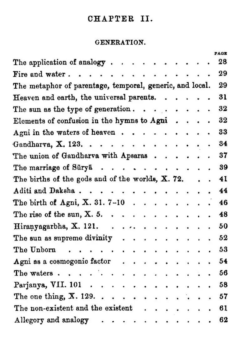 The Cosmology Of The Rigveda An Essay - Indya