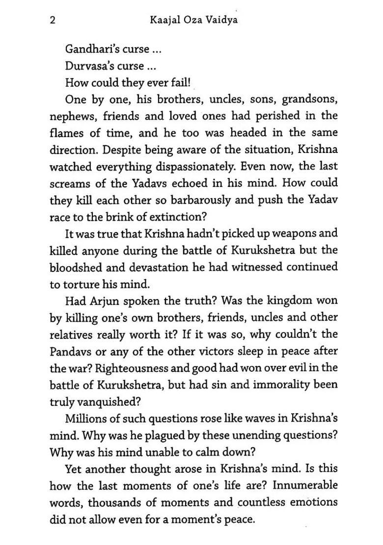 Krishnayan A Novel - Indya