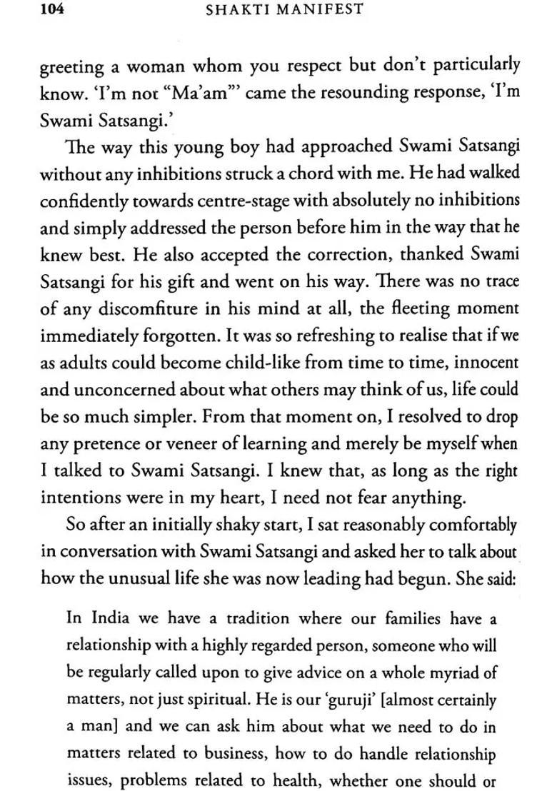 Shakti Manifest A Silent Revolution - Indya