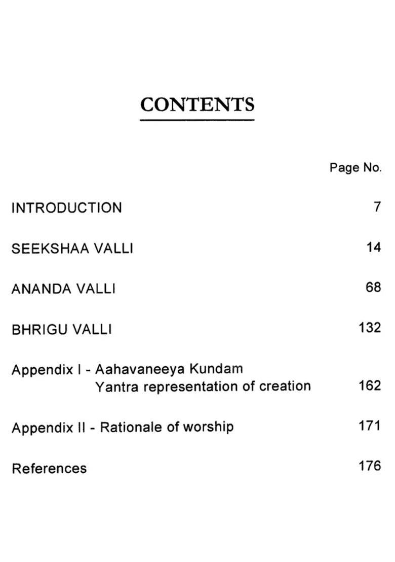 Taittriya Upanishad A Journey Into The Universe Of Rishi - Indya