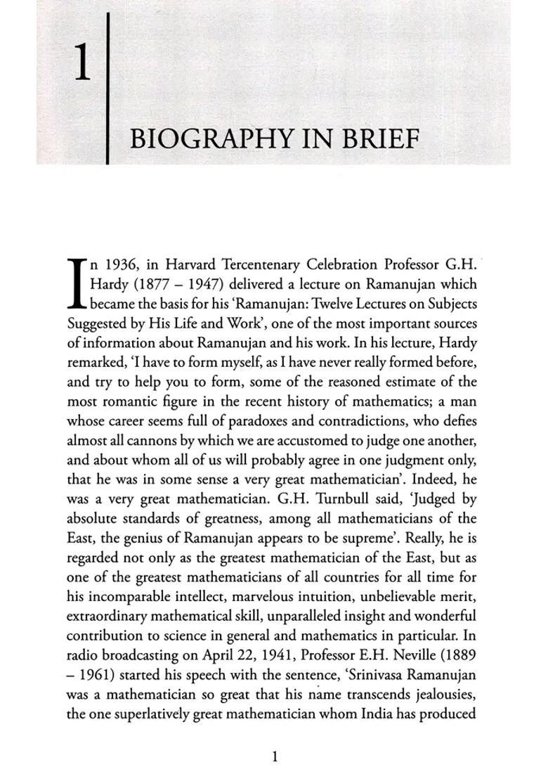 Mathematical Wizard Srinivasa Ramanujan And His Legacy - Indya