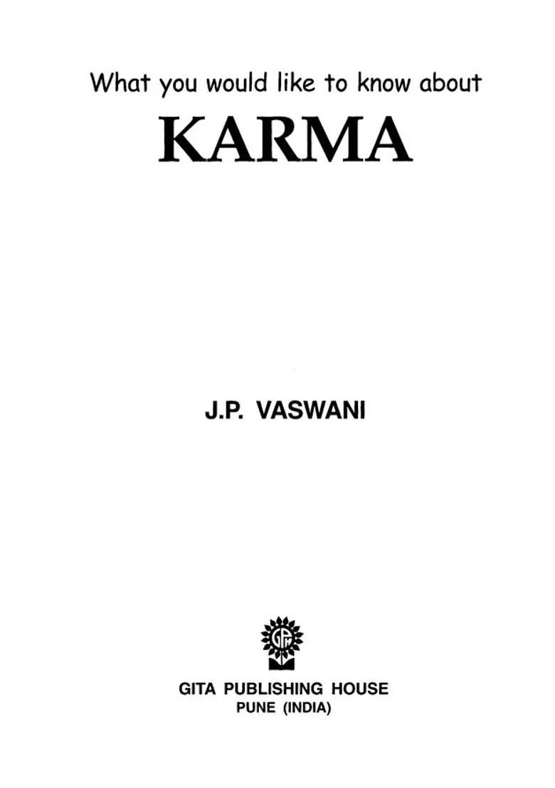 What You Would Like To Know About Karma Destiny Character Habit Action Thoughts - Indya