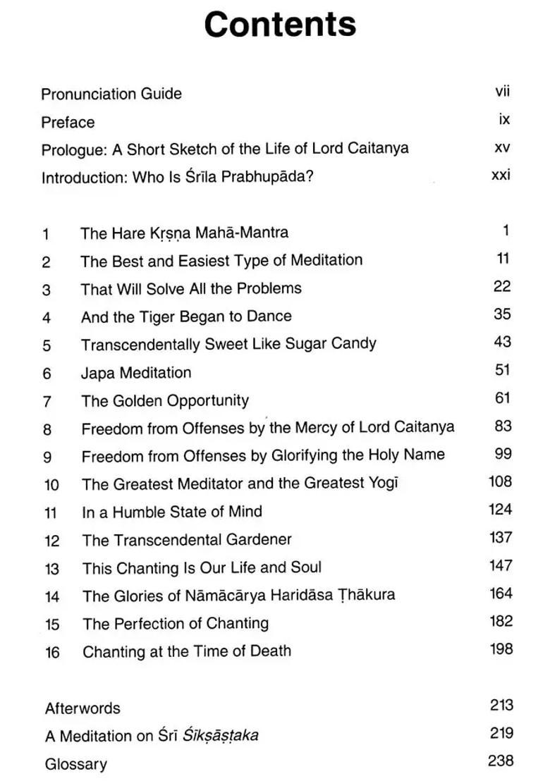 Chanting Hare Krishna - Indya