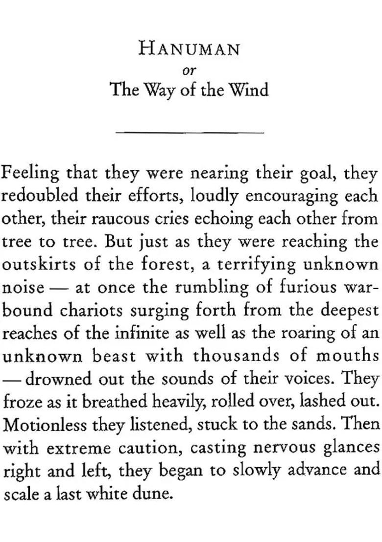 Hanuman Or The Way Of The Wind Tales And Legends Of India - Indya