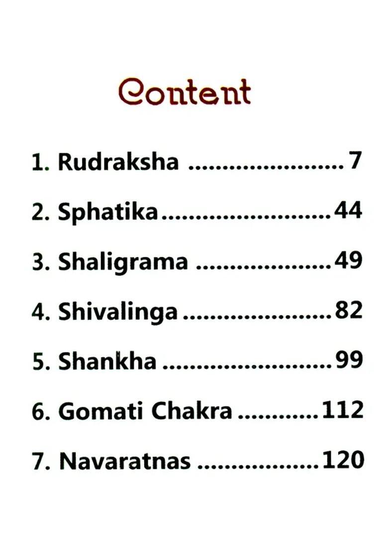 Rudraksha- Means Of Divine Grace Sphatika Shaligram Shivalinga Shankha Gomati Chakra Navaratna - Indya