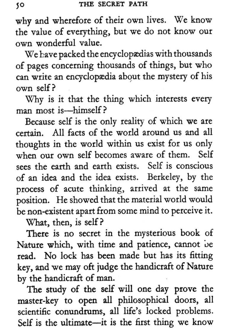 The Secret Path A Technique Of Spritual Self - Discovery For The Modrn World - Indya