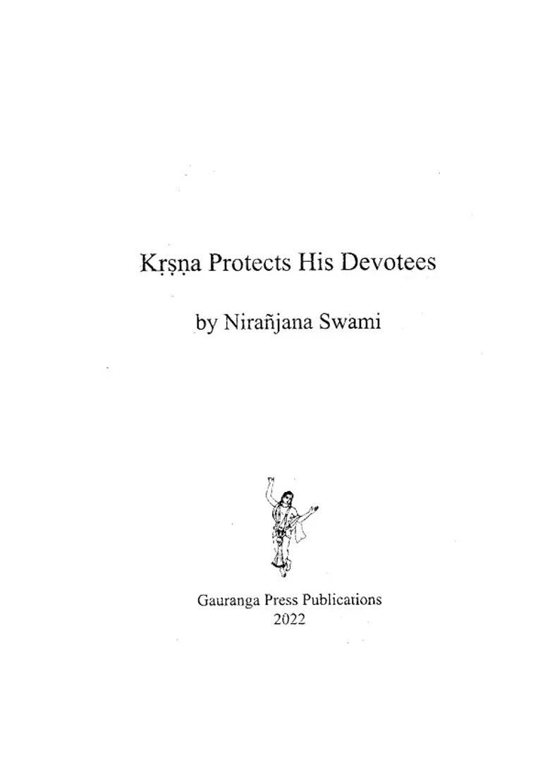 Krishna Protects His Devotees - Indya