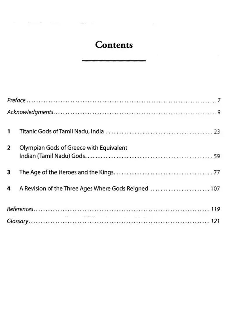 Titanic Gods Of Tamil Nadu India A Comparative Mythology Of Stories On Indian And Greek Gods - Indya