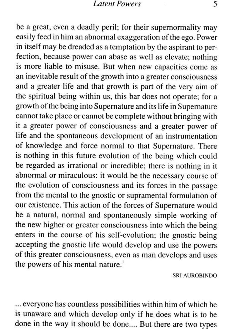 Powers Within Selection From The Works Of Sri Aurobindo And The Mother - Indya