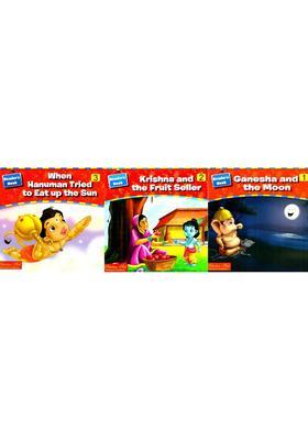 Children Book - Ganesha Krishna And Hanuman- A Pictorial Book Set Of 3 Volumes