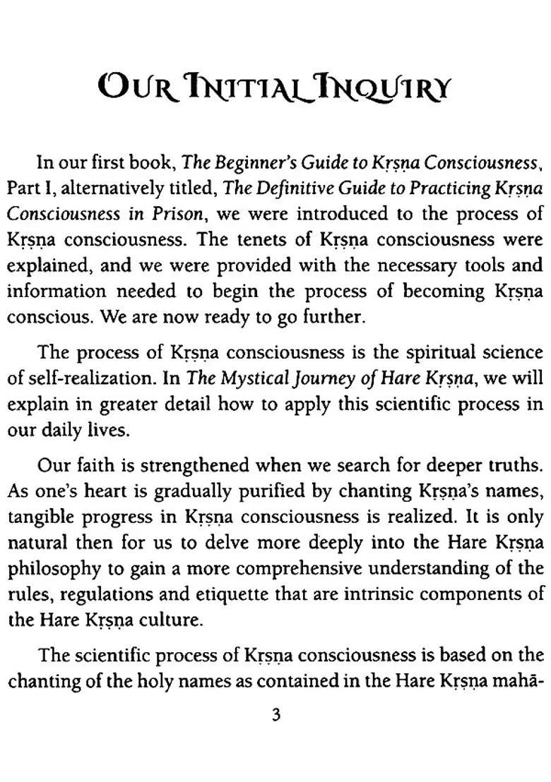 The Mystical Journey Of Hare Krsna - Indya