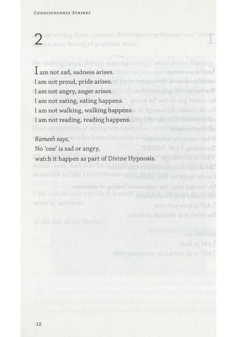 Consciousness Strikes The Gospel Of Ramesh Balsekar - Indya