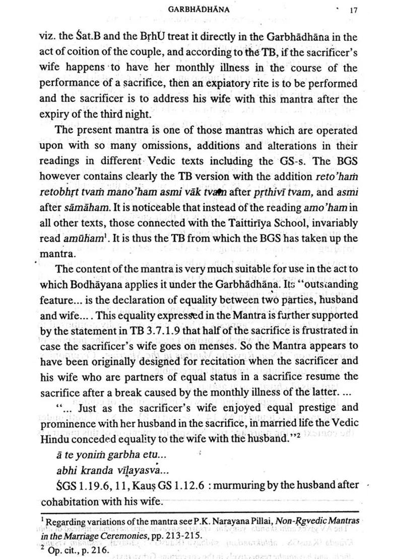 The Grhya Rites Vis-A-Vis The Atharvanic Tradition- Vedic Studies Vol.I- 1996 An Old And Rare Book - Indya