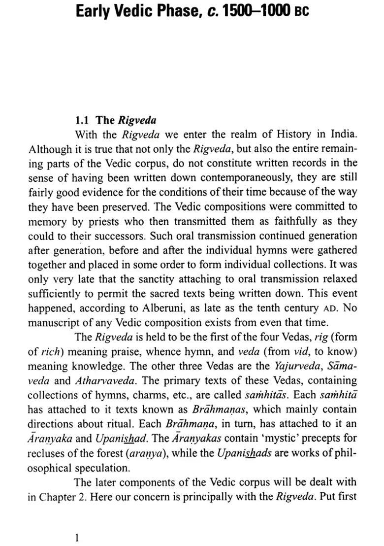 The Vedic Age - Indya