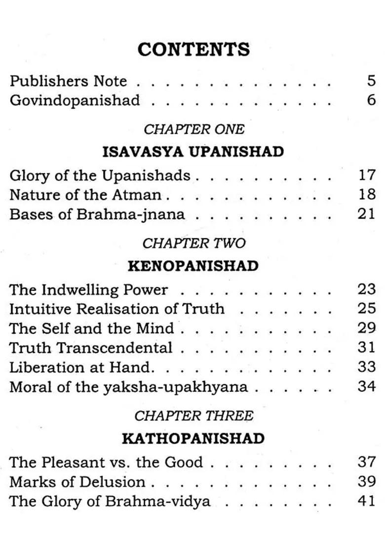 Essence Of Principal Upnishads - Indya