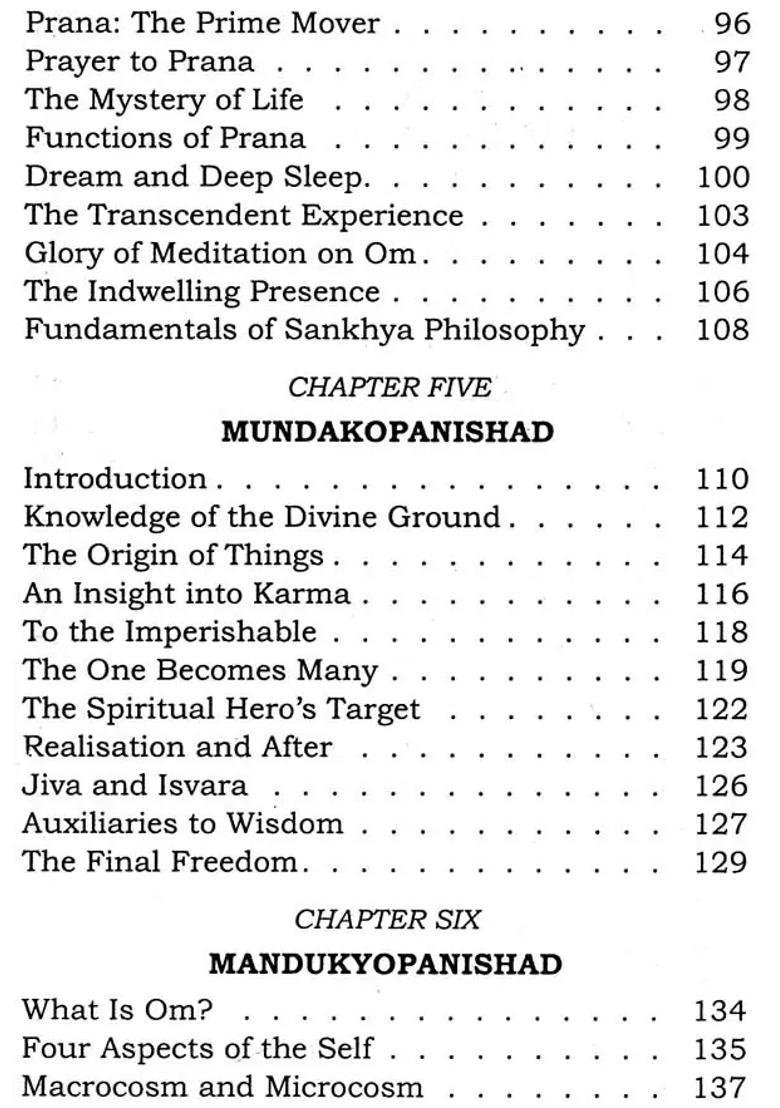 Essence Of Principal Upnishads - Indya