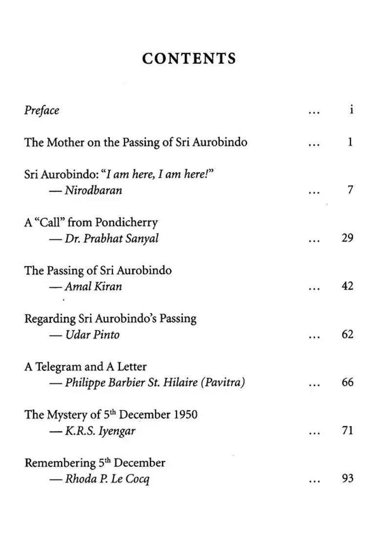 To Thee Our Infinite Gratitude Writings On The Passing Of Sri Aurobindo - Indya