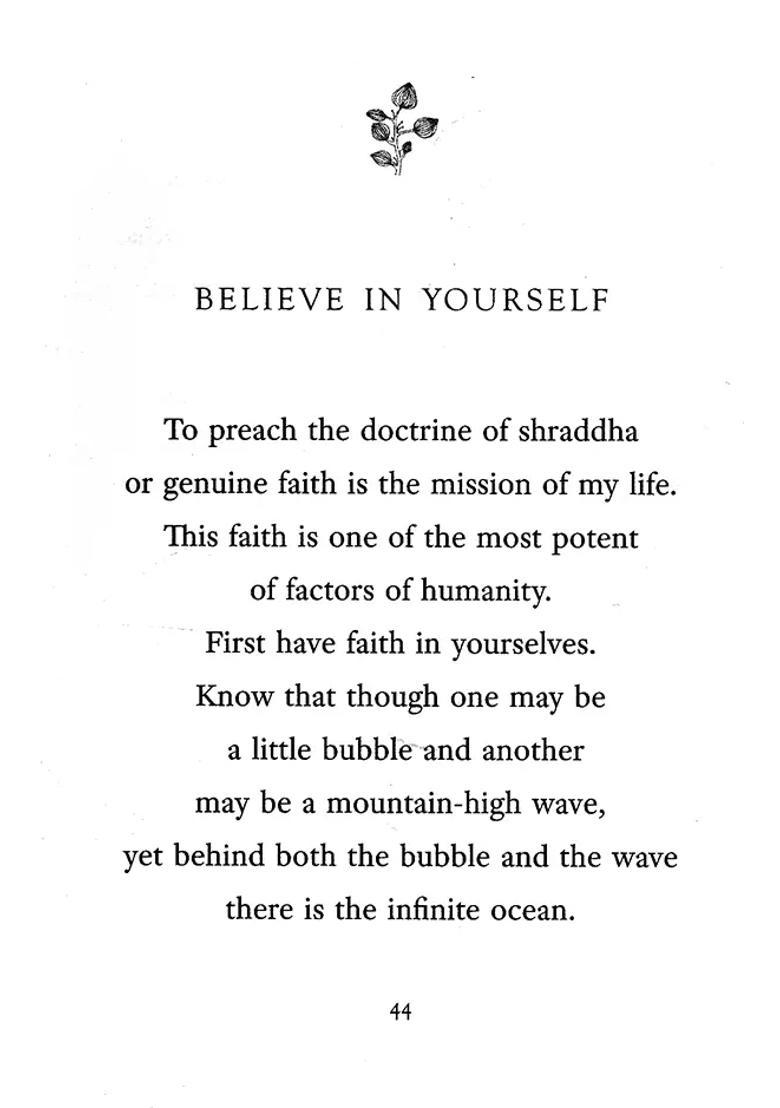 Believe In Yourself Life Lessons From Swami Vivekananda - Indya