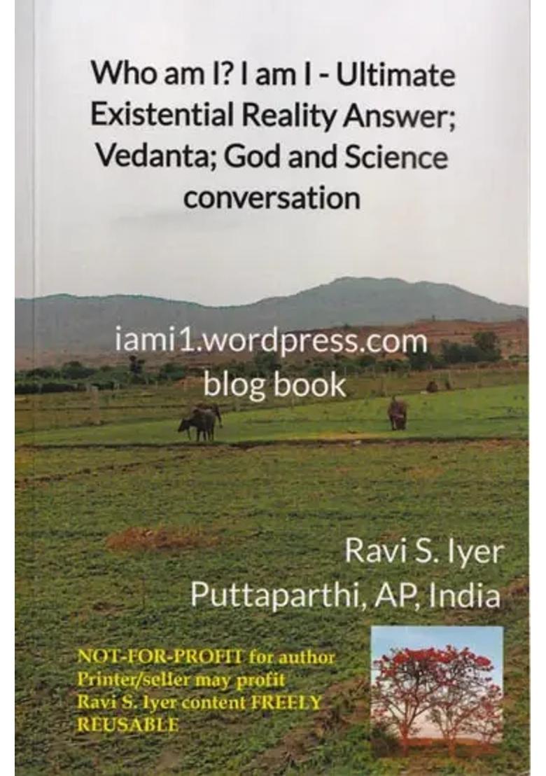 Who Am I I Am I- Ultimate Existential Reality Answer Vedanta God And Science Conversation - Indya