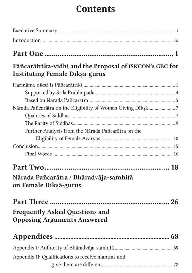 Vaisnava Diksa- According To Narada- Pancaratra- Can A Female Devotee Be A Diksa Guru - Indya